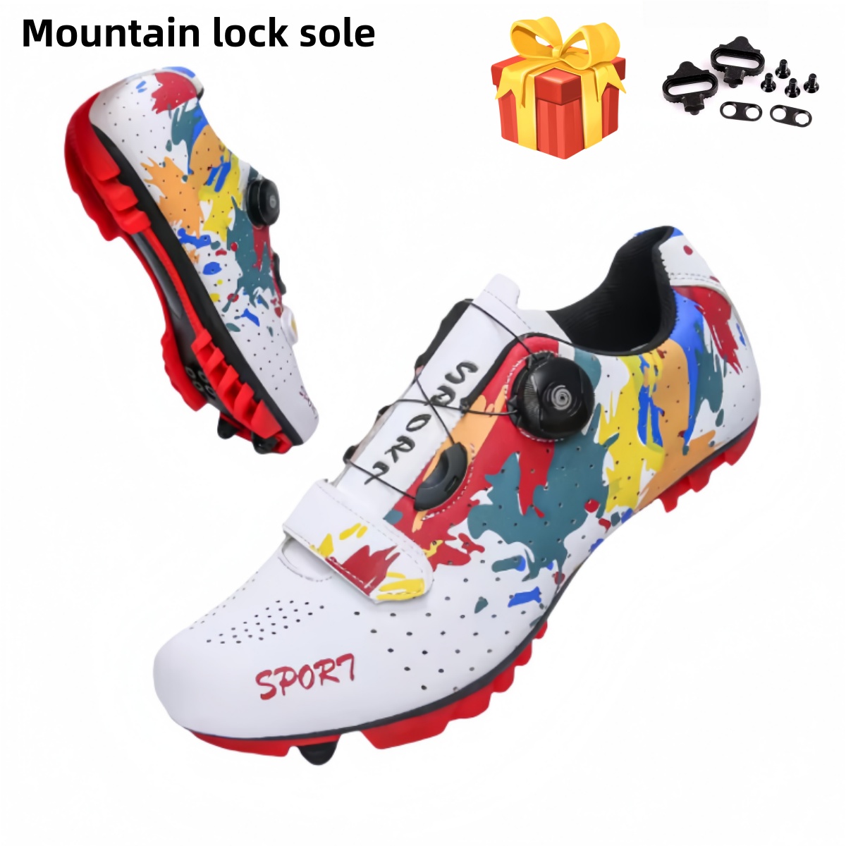 Cycling Commute Shoes - รองเท้าปั่นจักรยานบนถนน SPD น้ำหนักเบาและทนทานต่อการสึกหรอ เหมาะสำหรับการเดินทางประจำวัน ปั่นจักรยานเสือภูเขา ออฟโรด