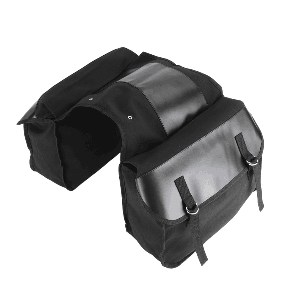 Panniers Waterproof Rear - กระเป๋าท้ายจักรยานขนาด 30 ลิตร กระเป๋าผ้าแคนวาสสำหรับติดท้ายจักรยาน กระเป๋าสัมภาระ กระเป๋าอานจักรยาน