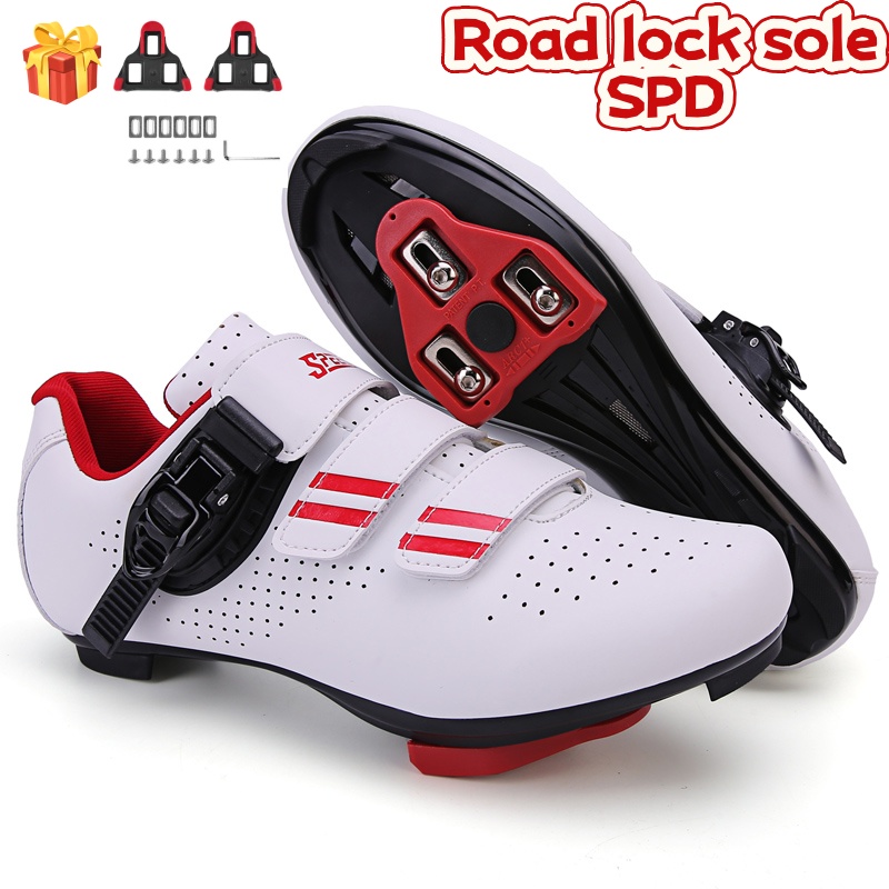 Cycling Commute Shoes - รองเท้าปั่นจักรยานบนถนน SPD น้ำหนักเบาและทนทานต่อการสึกหรอ เหมาะสำหรับการเดินทางประจำวัน ปั่นจักรยานเสือภูเขา ออฟโรด