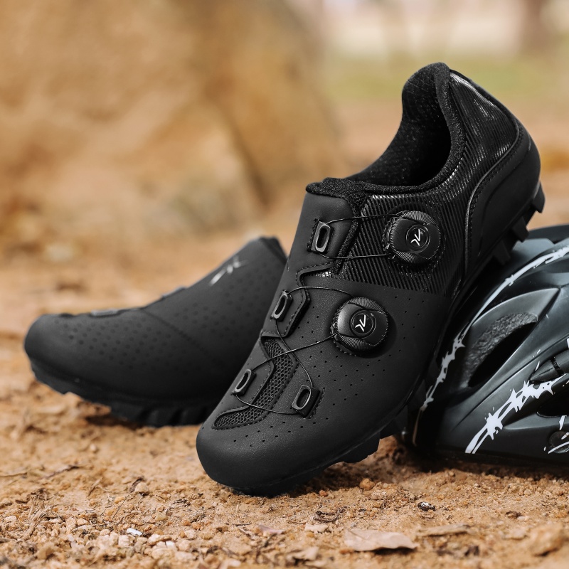 Cycling Commute Shoes - รองเท้าปั่นจักรยานเสือภูเขาสำหรับผู้ชาย ใส่สบาย ระบายอากาศได้ดี ทนทานต่อการสึกหรอ เหมาะสำหรับการเดินทางในชีวิตประจำวันและการปั่นจักรยานแบบออฟโรด