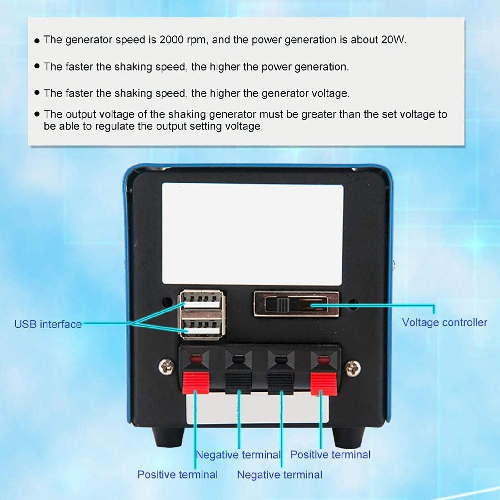 เครื่องกำเนิดไฟฟ้าแบบมือหมุนสำ - Usb Charger Dynamo บทวิจารณ์และราคา