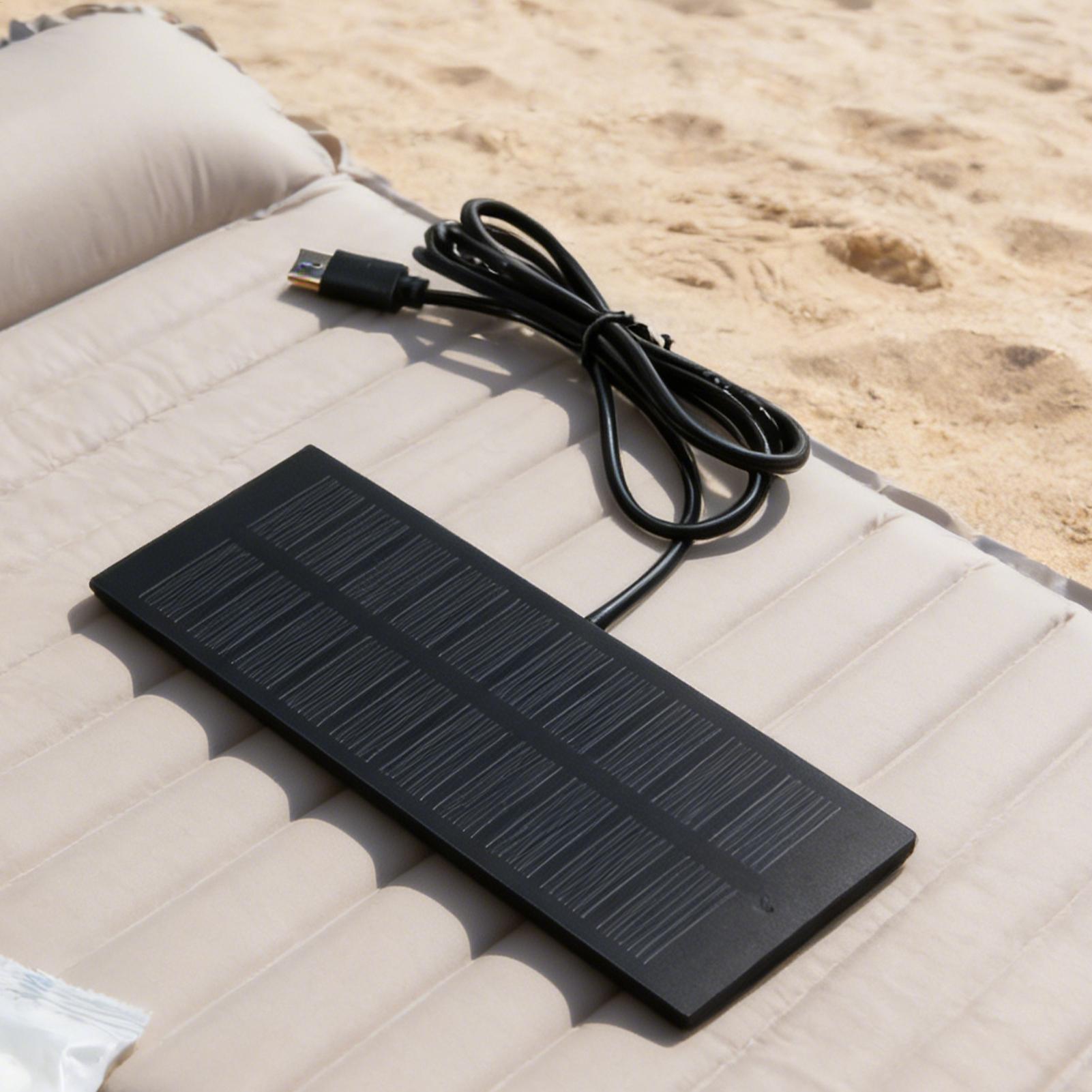 5W 5V แผงโซลาร์เซลล์แบบพกพา US - Usb Charger Dynamo บทวิจารณ์และราคา