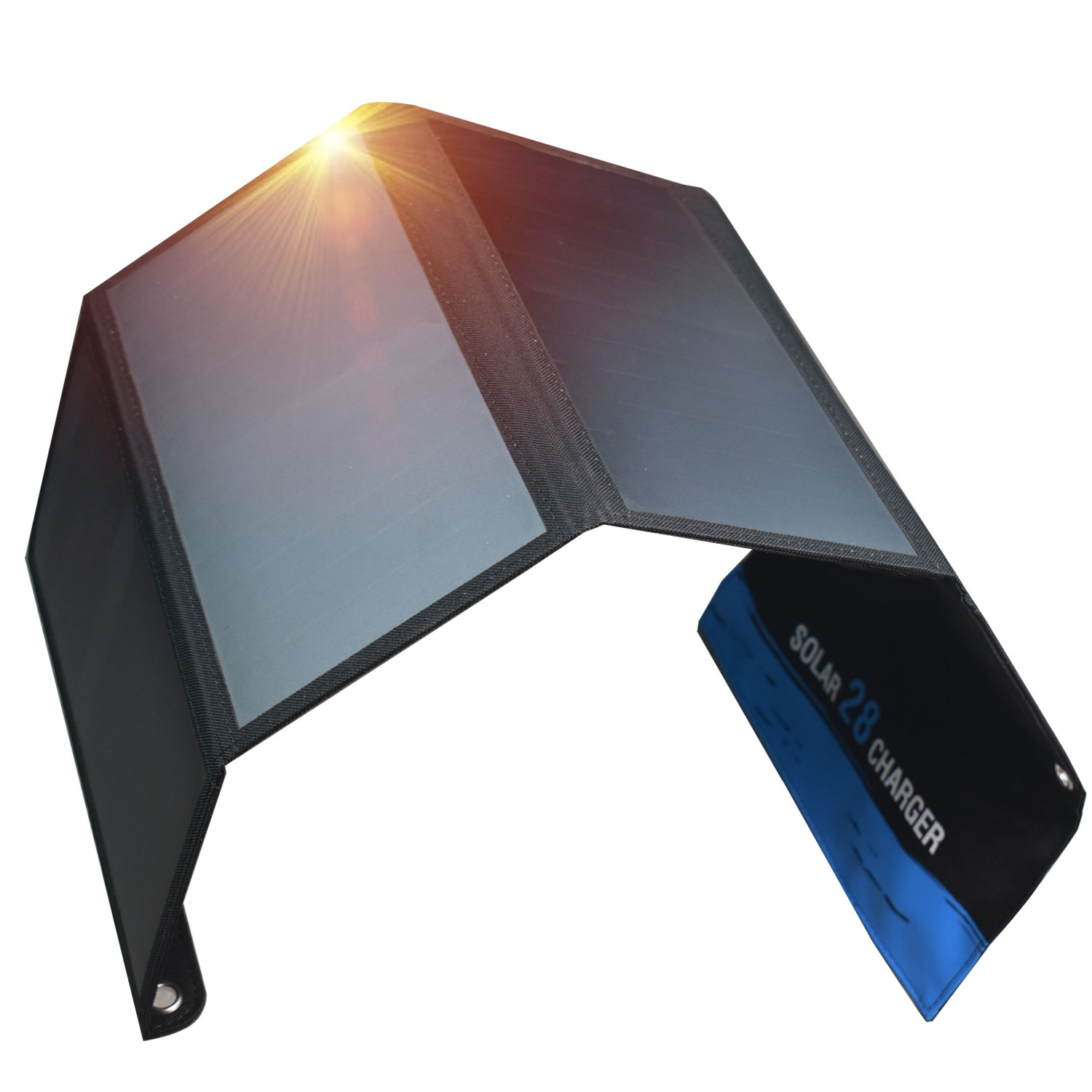 แผงโซลาร์เซลล์แบบพับได้ 28W เค - Usb Charger Dynamo บทวิจารณ์และราคา