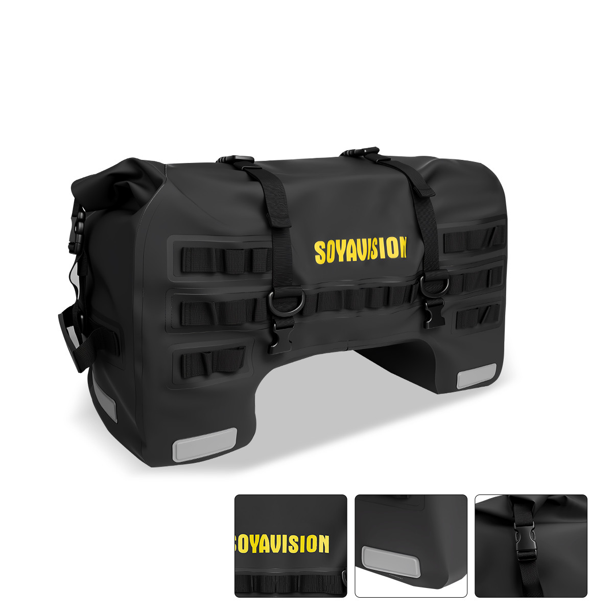 กระเป๋าท้ายมอเตอร์ไซค์กันน้ำ ก - Panniers Waterproof Rear บทวิจารณ์และราคา