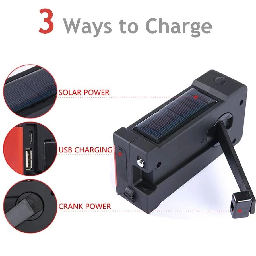คุณภาพสูงกลางแจ้ง Hand Crank D - Usb Charger Dynamo บทวิจารณ์และราคา