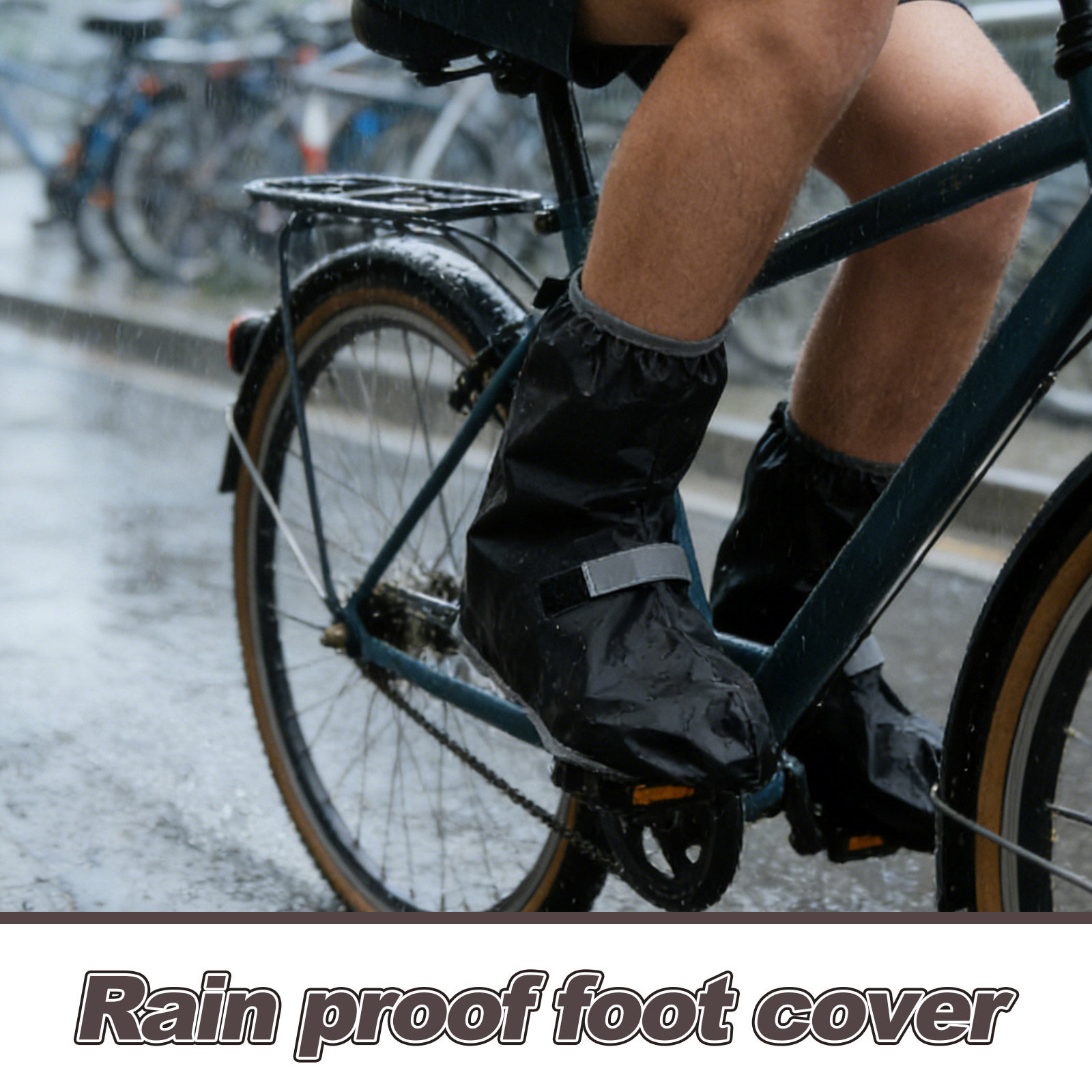 1 คู่ ที่หุ้มรองเท้ากันน้ำ กัน - Cycling Commute In Rain บทวิจารณ์และราคา